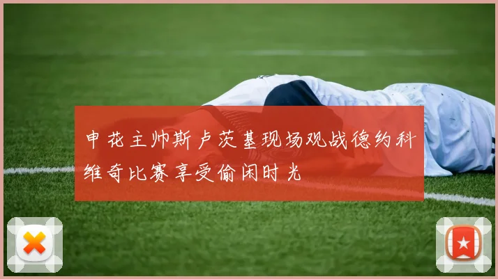 申花主帅斯卢茨基现场观战德约科维奇比赛享受偷闲时光